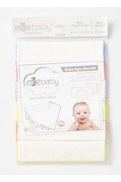 Ekebaby Set of 6 Baby Boy Combed Cotton Mouth Wipes
