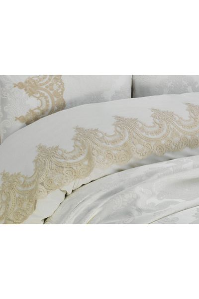 Çeyiz Bahçesi Σετ Παπλωματοθήκη Çeyizbahçesi French Lace Ahenk