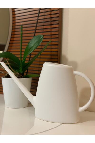 Genel Markalar Bahçe Sulama Ibriği Çiçek Sulama Ibriği 1,7 Litre Beyaz Renk