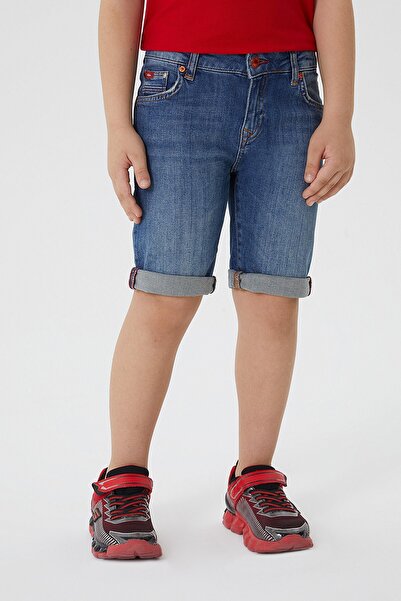 Lee Cooper Boy's Elyo 1 Jean Shorts Denim 202 LCB221006
