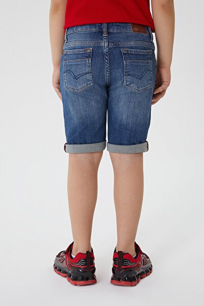 Lee Cooper Boy's Elyo 1 Jean Shorts Denim 202 LCB221006