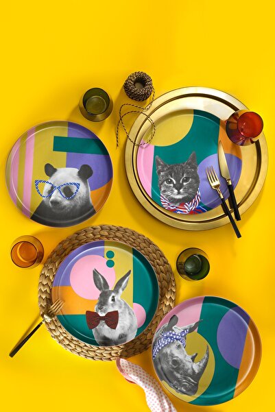 Porland Pretty Animals Porselen Servis Ve Sunum Seti 20 Parça