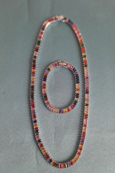 BB wikiki Silver Baget Su Yolu Kolye Bileklik