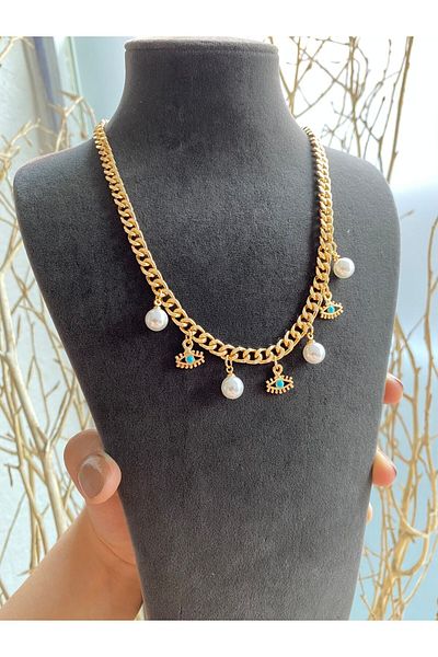 Jenny Daphne Women's Gold Plated Colorfast Necklace