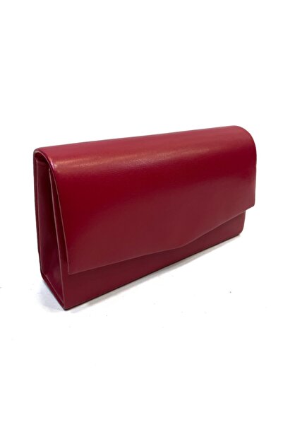 Busrabags Red Leather Women's Evening Dress Bag