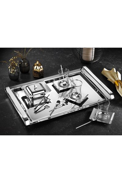 ÖzSa Home Islamoğlu 18/10 Stainless Steel Tea Set 40 Pieces X-Large