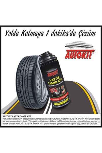Genel Markalar Lastik Tamir Spreyi Kiti 450 Ml. Araba Lastik Şişirme Lastik Köpüğü Şişirici Tekerlek Onarım Tamir
