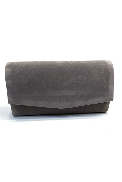 Busrabags Gray Nubuck Women's Evening Dress Bag