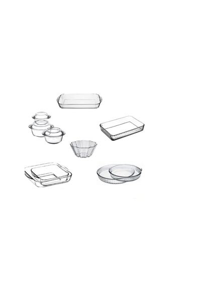 Paşabahçe طقم فرن مطبخ بوركام 10 قطع طقم مهر