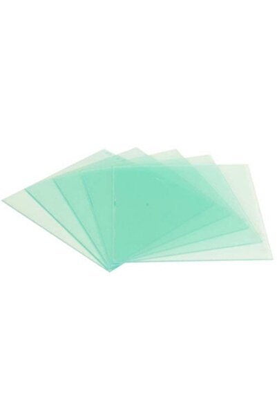 Maxstar 10lu Paket Kolormatik Kaynak Maske Camı Şeffaf Mika Geniş 9x11,5cm