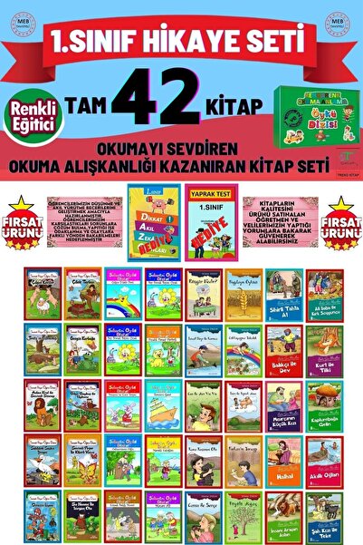 Ata Yayıncılık 1.sınıflar Için Okumayı Sevdiren Rengarenk Öykü Seti ( -EVONY-...