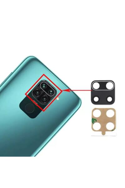 Nettech Xiaomi Redmi Note 9 Pro Uyumlu Kamera Camı - Siyah