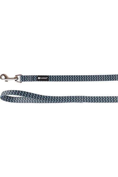 Flamingo Sinam Dog Walking Strap Green-grey 120 Cm 15 Mm