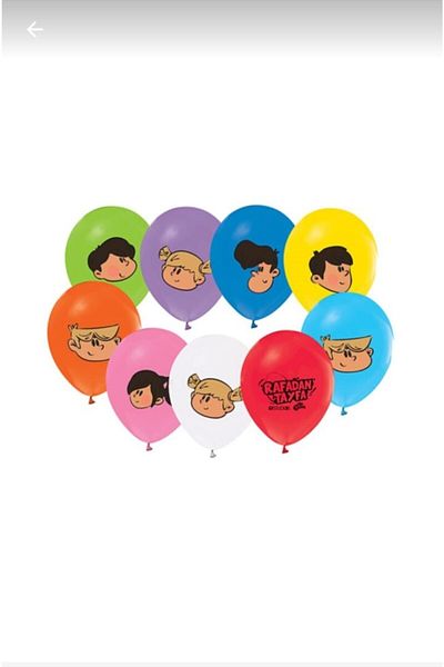 BalonEvi Alya Ornament Rafadan Tayfa Balloon Pastel 100 Pieces