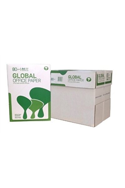 Global Paper A4 Fotokopi Kağıdı 80gr 1 Koli 5 Paket 2500 Sayfa