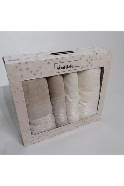 Özdilek Σετ μπάνιου Elisa Cream/stone