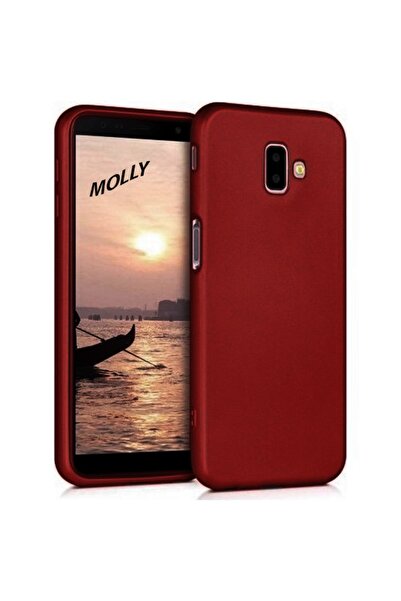 Molly Galaxy J6 Plus Uyumlu Bordo Bexls Silikon Kılıf