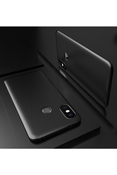 Molly Xiaomi Mi 8 Uyumlu Siyah Mat Silikon Kılıf
