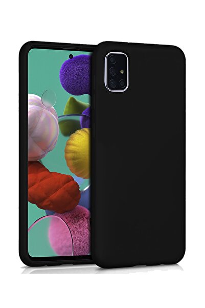 Molly Galaxy M31s Uyumlu Siyah Mat Silikon Kılıf