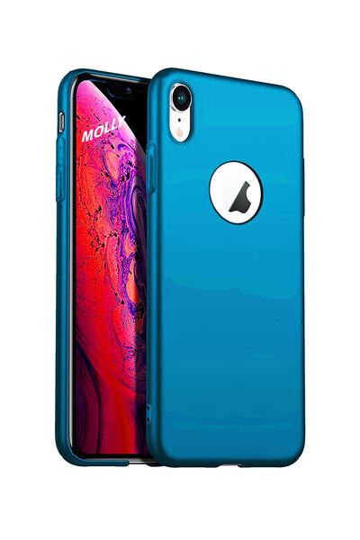 Molly Iphone Xr Uyumlu Mavi Mat Silikon Kılıf