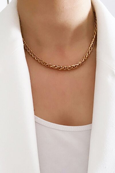 Clare's Store قلادة سلسلة متعرجة