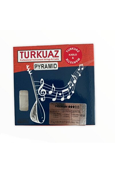 mobilreyon - Uzun Sap Bağlama Teli 0.20-0.30mm Çelik Ipek Bamlı Pyramid Saz T...