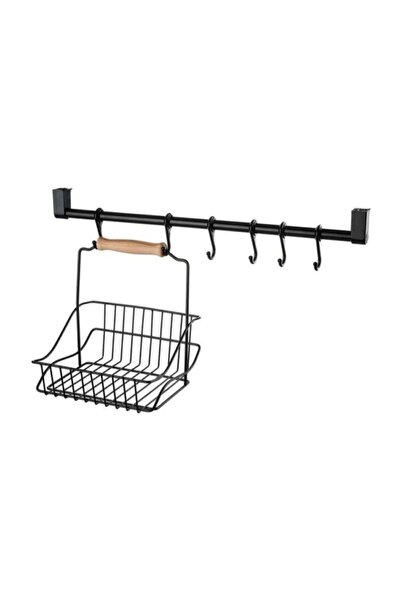 Parmeva Σετ ρετρό κουζίνας με κρεμάστρα και καλάθι και γάντζο