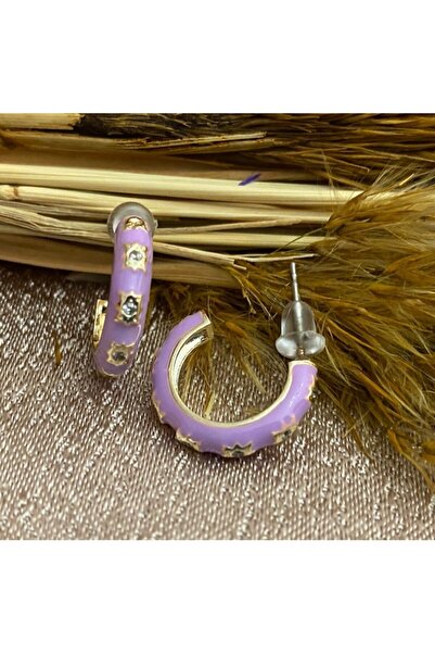 Markiz Takı Women's Hoop Earrings (Inner Diameter 1 Cm)