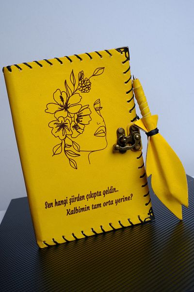 zarif atölye Carte de amintiri din piele lucrată manual