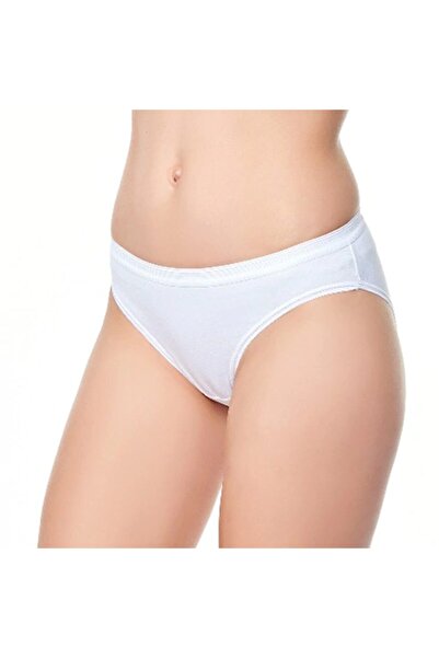 Doliche 3'Lü Kadın Patentli Gümüş İplikli Bikini Kilot -Mantar Önleyen Bikini Kilot