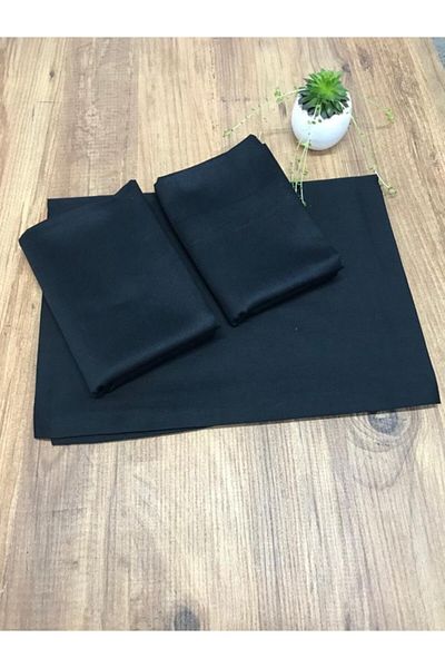 Çeyiz Bahçesi Black Double Sheet Set 240&260