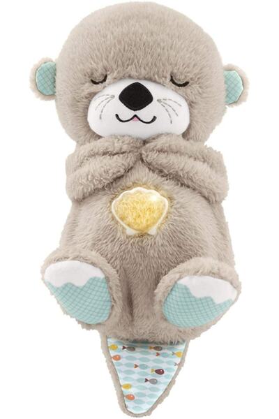 FISHER PRICE Su Samuru Peluş Bebek Rahatlatıcı Uyku Arkadaşı Hareketli Pilli