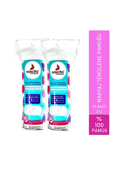 nascita Makeup Remover Cotton 70 Pieces 2 Pieces Pam1004