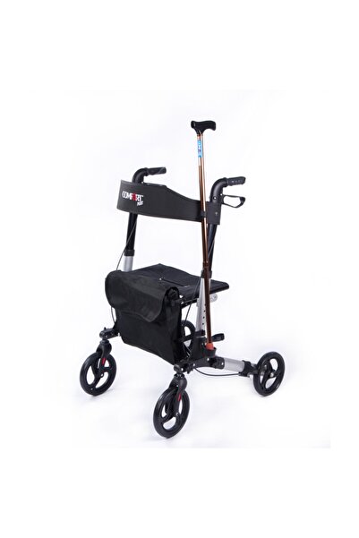 Comfort Plus Dm-9102 Lüx Alüminyum Rolatör Tekerlekli Yürüteç oturaklı baston...