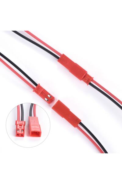 OEM Jst Kablo Erkek Dişi Çift 15cm 150mm Model Uçak Helikopter Robot