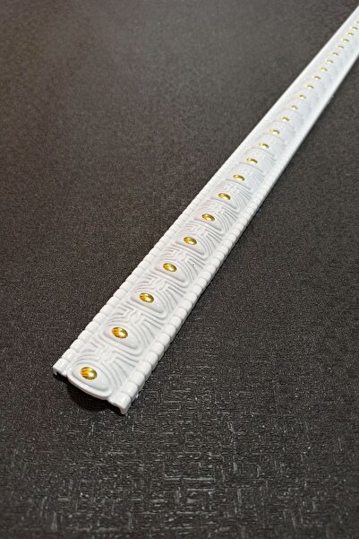 DECOGOLD Decozza Beyazaltın Duvar Çıtası En 4 Cm Boy 100 Cm