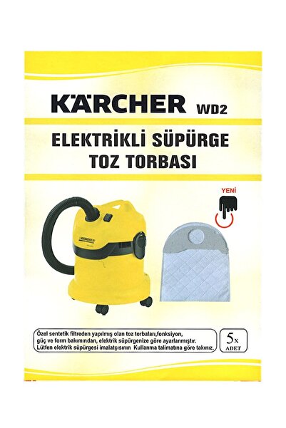Karcher Sac de praf pentru aspirator Wd 2, 5 bucăți
