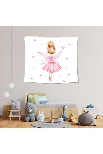 Şen Dekorasyon Coperta de perete pentru copii Fairy Girl