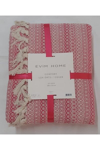 EVİMHOME2021 لعبة بيكيه مزدوجة باللون الفوشيا