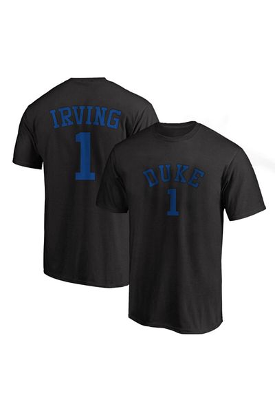 usateamfans Ανδρικό μαύρο μπλουζάκι Kyrie Irving