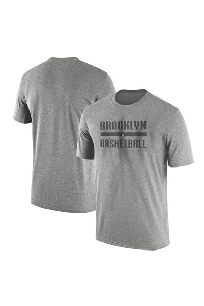 usateamfans Чоловіча сіра футболка Brooklyn Basketball