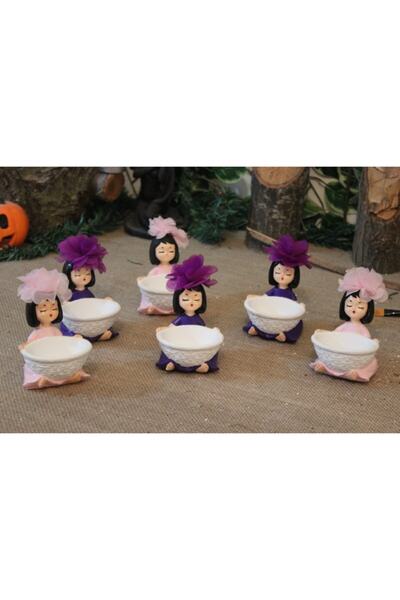 makbaall Şahtsrm 6 Adet Lokumcu Kız Kahve Yanı Sunum Lokumluk