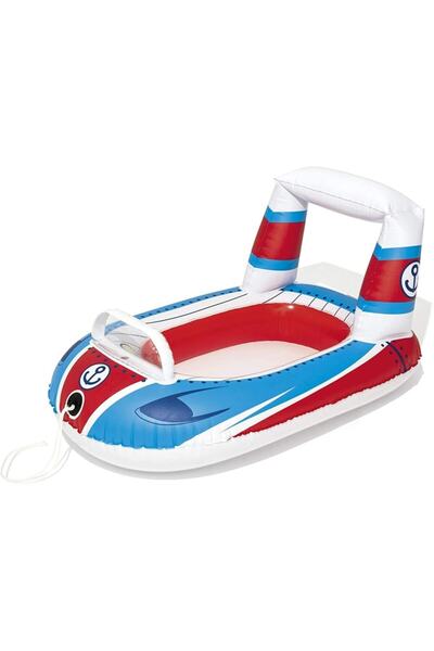 BESTWAY 104X99 cm Children's Boat with Vehicle Figure - 34106 Toy Akids