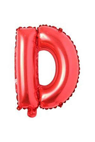 kidspartim بالون فويل أحمر حرف D 16 Inc 40 سم