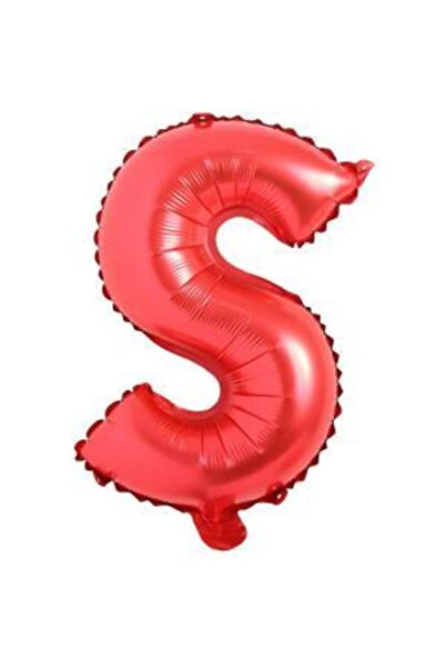 kidspartim بالون فويل أحمر حرف S 16 Inc 40 سم