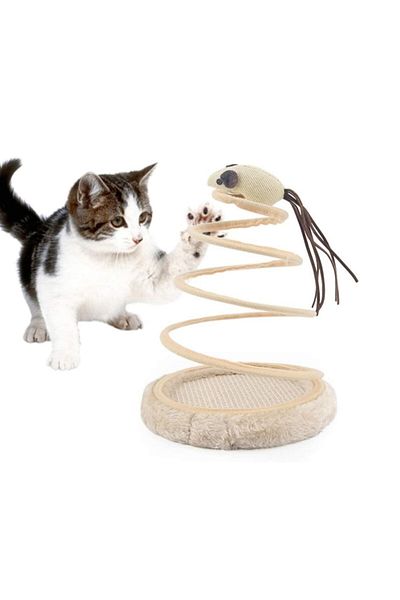 letiantian 23x14 Cm Cat Toy - Spring, Mouse Circle and Pilgrim