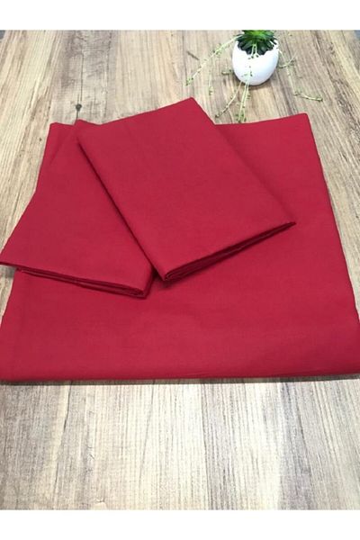 Çeyiz Bahçesi Red Double Sheet Set 240x260