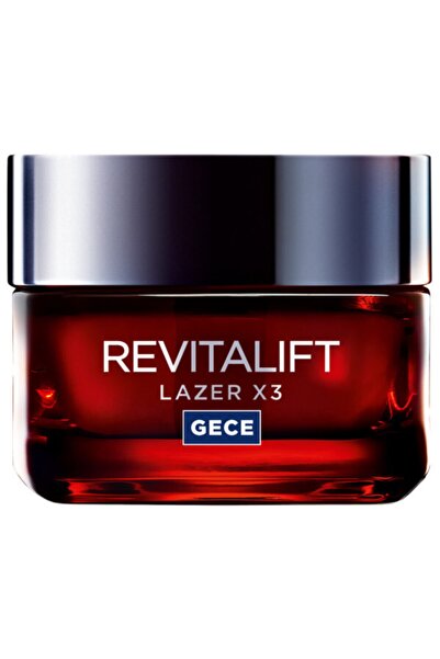 L'Oreal Paris Revitalift Lazer X3 Yoğun Yaşlanma Karşıtı Gece Bakım Kremi