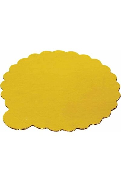 Genel Markalar 20 Cm Gold Yuvarlak Karton Pasta Altlığı Kalın 12 Adet Standar...