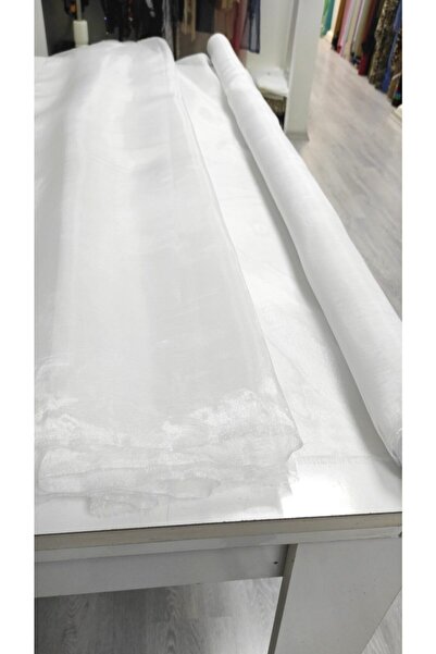 Genel Markalar Beyaz Cam Organze Kumaş